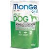 Monge Dog Grill Bocconcini in Jelly con Agnello e Ortaggi 100 g