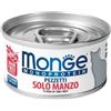 Monge Cat Monoprotein Pezzetti Solo Manzo Lattina 80gr