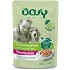 Oasy Dog Straccetti in Salsa Mature con Tacchino e Piselli Busta 100gr