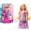 MATTEL Disney Princess Rapunzel 2 Storie in 1 Bambola Moda