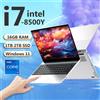 xia man 15.6 "Intel Core i7 8500Y Computer portatile PC 16GB DDR4 1TB SSD i7 Laptop Windows 11 Pro Office Fingerprint Unlock Notebook PC -
