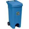 Stefanplast Bidone Urban Eco System 80 lt con pedale di Stefanplast-Blu