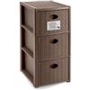 Stefanplast Cassettiera Elegance Slim Salvaspazio 3 Tortora 30x40x60h di Stefanplast