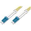 Techly Professional 302709 Cavo Fibra Ottica Monomodale OS2 LC/LC 9/125 2 m Giallo