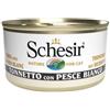 Schesir Cat Linea Ocean Tonnetto con Pesce Bianco in Gelatina Lattina 85 gr
