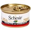 Schesir Cat Linea Ocean Tonnetto con Gamberetti in Gelatina Lattina 85 gr