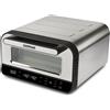 G3 Ferrari G10204 Pizza Pro 2 Minuti, 1700 W, Raggiunge fino 450°C, Pareti fredde,Cottura in 2 minuti, Display digitale con 6 programmi, Pietra refrattaria, Accessori e ricettario inclusi, Grigio/Inox