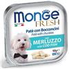 Monge Dog Fresh Paté e Bocconcini con Merluzzo 100g