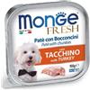 Monge Dog Fresh Paté e Bocconcini con Tacchino 100 g