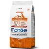 Monge Dog Natural Superpremium All Breeds Puppy & Junior Anatra e Riso 2,5kg
