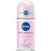 NIVEA Deodorante Roll on Pearl & Beauty 6 x 50 ml, Deodorante donna per una protezione 72h, Deo roll on antitraspirante con Estratti di Perla e Olio di Avocado per una pelle liscia e luminosa