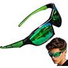 Generico Occhiali da Sole da Uomo Polarizzati per Uomo Donna Occhiali da Ciclismo per Ciclismo Montagna Trekking Guida Pesca Arrampicata Sportivi