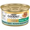 Gourmet Gold Mousse con Merluzzo e Carote 85gr