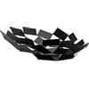 Alessi La Stanza dello Scirocco MT03 B - Centrotavola di Design in Acciaio Inossidabile 18/10 Colorato con Resina Epossidica, Nero