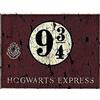 Pyramid International Harry Potter, stampa su tela, motivo: Hogwarts Express, 9 ¾, 60 x 80 cm, prodotto ufficiale