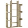 vidaXL Libreria Rovere Sonoma 86x25,5x140 cm in Truciolato