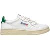 Autry Medalist Low Scarpe da Uomo in pelle Bianca e Verde