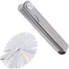Alnicov 32 lame in acciaio inox Feeler Gauge imperiale metrico chitarra strumento di misura strumento liutaio strumento