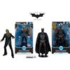 McFarlane Toys Batman The Dark Knight Action Figure Scarecrow & Batman (Fear Toxin Head) Bundle