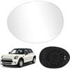 JinsenTGG Vetro a Specchio sostituzione per Mini Cooper F55 F56 F57 F60 2013-2020, Specchio Esterno Regolabile Adatto, Lente Retromarcia (Sinistra)