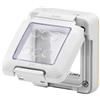 GEWISS Calotta stagna 2 posti IP55 grigia - GW27401