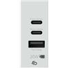 FINDER Modulo USB 20w comp. Btcino Matix - 4BUSB20WCCA.AM