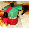 Bialetti 0005650 La Mokina Tricolore Caffettiera 1/2 Tazza Mezza Tazza