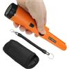 QWORK® Rilevatore di metalli portatile, ip66 impermeabile e scansione a 360°, strumento di rilevamento dei metalli, batteria non inclusa
