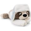 NICI 62427 Izzy Icetumbler Bradipo di peluche con berretto, morbido e tenero pupazzo per coccole e giochi, per adulti e bambini, 45 cm, beige
