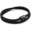 Wind Passion - Bracciale Sportivo Uomo Marinaio Surfer Lifestyle con Corda Nautica e Chiusura Magnetica | Accessorio Unisex Elegante Idea Regalo per Donna e Uomo Perfetto per il Mare