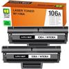 Supply Guy W1106A 106A Toner con chip compatibile per HP Laser MFP 137fwg 107w 107a 107r 135wg 135w 135a 135r - Nero Multipack (2x cartucce toner)