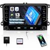 SIXWIN [8 Core] 4+64G SIXWIN Android 13 Autoradio con CarPlay/Android/DSP per VW Golf 5 Golf 6 Polo Passat Tiguan Seat Touran, 7 Pollici HD Schermo Navigatore GPS WiFi BT RDS FM 2USB Type-C+32 EQ