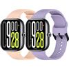 MIJOBS 2 Pezzi Cinturini Compatibili con Xiaomi Smart Band 9 Pro e Redmi Watch 5 Cinturino in Silicone, Bracciali di Ricambio per Xiaomi Redmi Watch 5, Cinturino Sportivo Xiaomi Band 9 Pro Bracciale