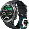 niizero Smartwatch Uomo Orologio Fitness Watch: 1.42 Orologi con Chiamate Bluetooth e Risposta Vivavoce 100 modalità Sport Pressione Sanguigna da Polso Activity Tracker Sportivi Contapassi per Android iOS