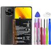 MUKUZI Batteria compatibile con Mi Poco X3 NFC M2007J20CG, M2007J20CT Smartphone Phone (ricambio per BN57)
