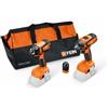 FEIN Vantaggioso Combo di Utensili a Batteria, Chiave Battente ASCD 18-200 W4 e Trapano Avvitatore ASCM 18 QSW, Compatibile con Batterie Bosch Professional da 18 V e con AMPShare