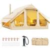 Ytaoeo Tenda Gonfiabile per Campeggio Outdoor Tenda per 4-6 persone con pompa ad aria, apertura del camino, tenda gonfiabile, in tessuto Oxford impermeabile, per 4 stagioni campeggio