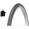 Kenda COPERTONE Kenda 26 X 1 3/8 (37-590) + Camera Pneumatico Stradale Nero in Gomma K199 X Bici Olandese Fixed