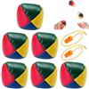 Dyiouxin Palline da Giocoliere,6 Pezzi Mini Giocoleria Palle Set,Mini Giocoleria Palle di Juggle Balls,Palline da Lancio per Bambini,Morbido Facile Giocoliere e Durevole