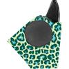 DSOUWEH Per Maschera protettiva per cavallo con elegante stampa leopardata Per Maschera protettiva antizanzare in poliestere per il viso del cavallo, digitare+5