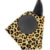 DSOUWEH Per Maschera protettiva per cavallo con elegante stampa leopardata Per Maschera protettiva antizanzare in poliestere per il viso del cavallo, digitare+1