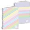 BLASETTI MAXI QUADERNO SPIRALE ONE COLOR PASTELPLUS C/FORI 60 FF BIANCHI A4+ 1R BLASETTI 7750