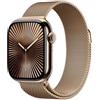 Apple Watch Series 10 GPS + Cellular 46mm Gold Titanium Case with Gold Milanese
