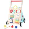 Asweets Carrello Primi Passi Legno, Giochi Montessori Interattivo, Sviluppa Le Capacità Motorie Dei Bambini, Baby Walker Regalo Bambino