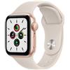 Apple Watch SE Alluminio 40 mm (2020) | WiFi | oro | Cinturino Sport Galassia S/M