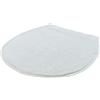 Kleine Wolke 7142114104 Cotone - Copri tavoletta WC, 47 x 50 cm, Colore: Bianco Neve