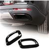 YIWANG Accessori Esterni in Acciaio Inox Decorazione Terminale di Scarico Telaio Copertura Rifiniture Per Benz GLE GLC GLS W167 X253 X167 2019 2020 Accessori Auto (Stile A-Nero)