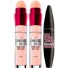 Maybelline New York Ciglia Sensazionali Mascara Volumizzante Colore Nero + 2x Il Cancella Età Correttore Liquido Multiuso Colore 03 Fair