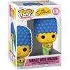 Funko Pop! TV: Simpsons 1- Marge Simpson - The Simpsons - Figura in Vinile da Collezione - Idea Regalo - Merchandising Ufficiale - Giocattoli per Bambini e Adulti - TV Fans