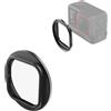 PULUZ Cornice protettiva per obiettivo PULUZ - Cornice per filtro per Insta360 Ace Pro 2, supporto filtro in metallo per filtri ND/CPL rotondi da 52 mm